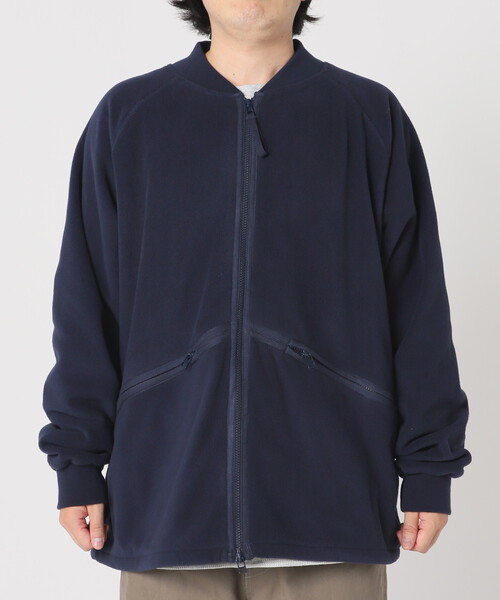 ARMY TWILL（アーミーツイル）の「【ARMY TWILL/アーミーツイル】別注 FLEECE RIB BZ（ブルゾン・メンズ・ブラック/カーキ/ネイビー・MEDIUM/LARGE）」の19枚目の写真