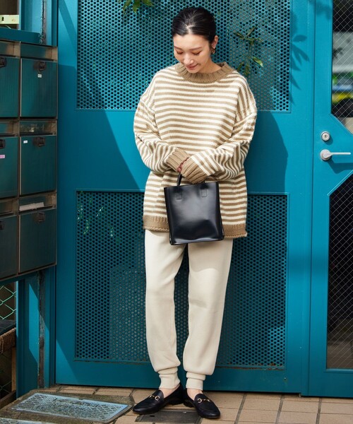 FREAK'S STORE（フリークスストア）の「【WEB限定】MACOBER×FREAK'S STORE/マコバー　別注ガンジーセーター（ニット/セーター・レディース・ベージュ/ネイビー/ブラウン/レッド/その他/ナチュラル・ﾌﾘ-）」の8枚目の写真