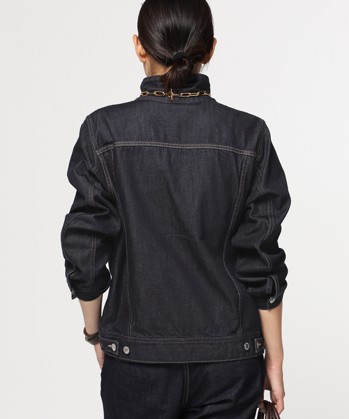 AP STUDIO（エーピーストゥディオ）の「SCENTOF ダークネイビーデニムジャケット（デニムジャケット・レディース・ネイビー・FREE）」の3枚目の写真