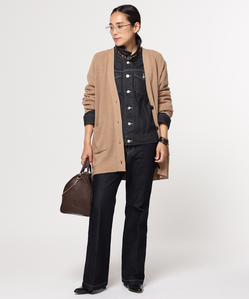 AP STUDIO（エーピーストゥディオ）の「SCENTOF ダークネイビーデニムジャケット（デニムジャケット・レディース・ネイビー・FREE）」の4枚目の写真