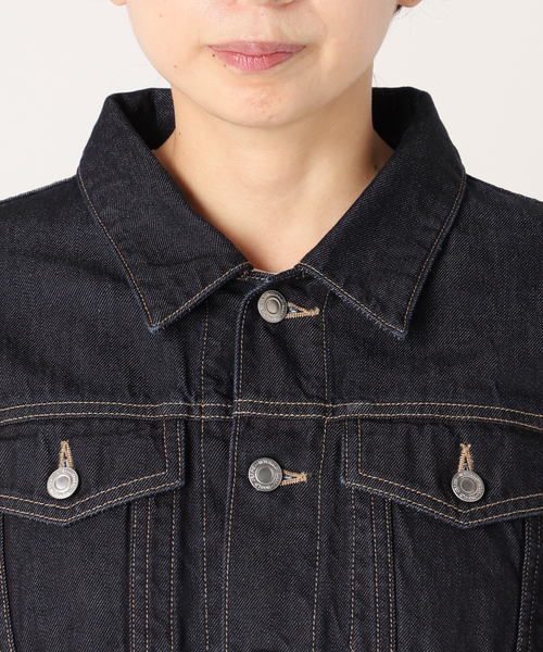 AP STUDIO（エーピーストゥディオ）の「SCENTOF ダークネイビーデニムジャケット（デニムジャケット・レディース・ネイビー・FREE）」の13枚目の写真