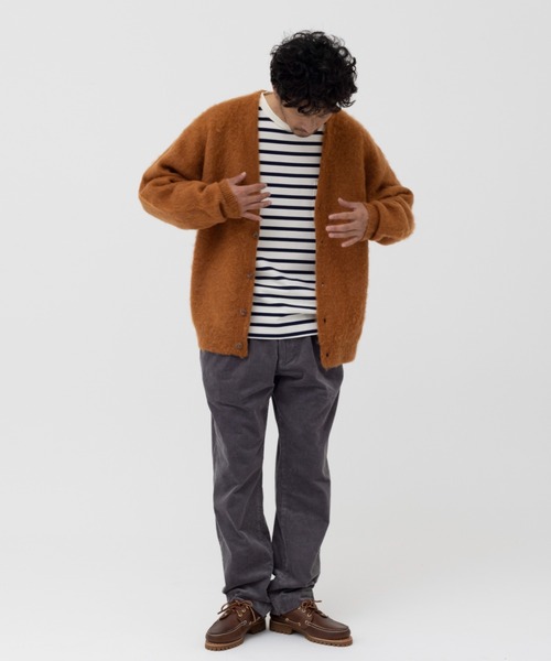 MAGIC NUMBER（マジック ナンバー）の「【MAGIC NUMBER】MOHAIR CARDIGAN KNIT（カーディガン/ボレロ・メンズ・オリーブ/オレンジ/レオパード・LARGE/MEDIUM/X-LARGE）」の9枚目の写真