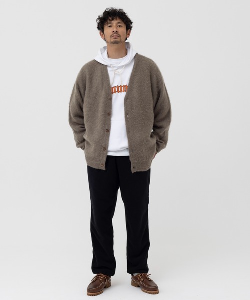 MAGIC NUMBER（マジック ナンバー）の「【MAGIC NUMBER】MOHAIR CARDIGAN KNIT（カーディガン/ボレロ・メンズ・オリーブ/オレンジ/レオパード・LARGE/MEDIUM/X-LARGE）」の12枚目の写真