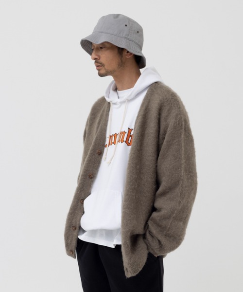 MAGIC NUMBER（マジック ナンバー）の「【MAGIC NUMBER】MOHAIR CARDIGAN KNIT（カーディガン/ボレロ・メンズ・オリーブ/オレンジ/レオパード・LARGE/MEDIUM/X-LARGE）」の13枚目の写真