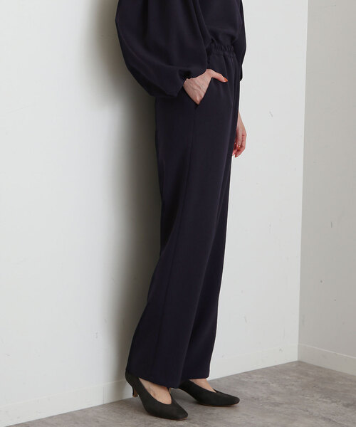SLOBE IENA(スローブイエナ)の「PEダブルクロスイージーパンツ(その他パンツ・レディース・ネイビー/ベージュ・36/38)」の14枚目の写真