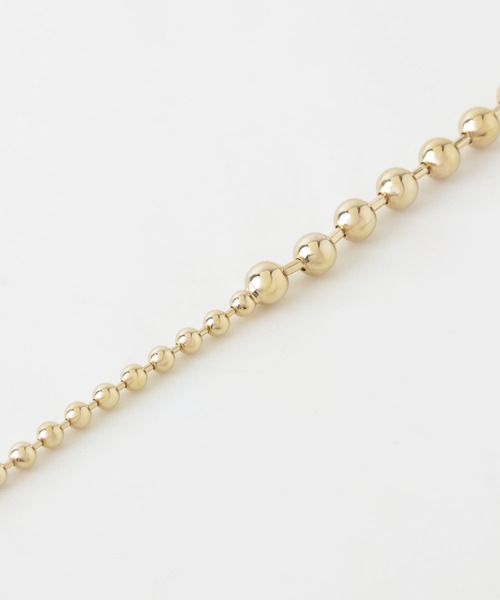 KBF(ケイビーエフ)の「マルチWAYボールチェーンネックレス(ネックレス・レディース・シルバー/ゴールド・ONE)」の12枚目の写真