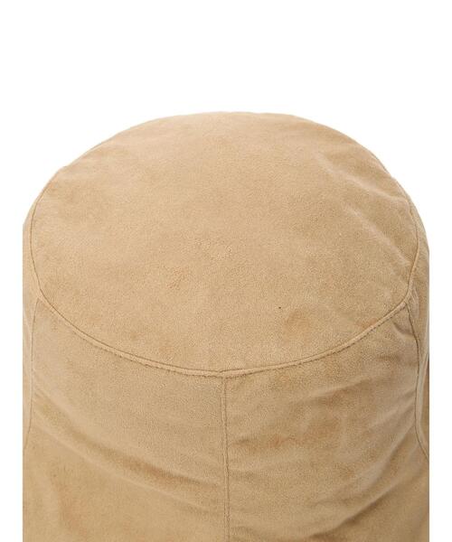 koe（コエ）の「フェイクスエードｘファーハット*（ハット・レディース・キャメル/ブラック/ライトベージュ・FREE）」の18枚目の写真