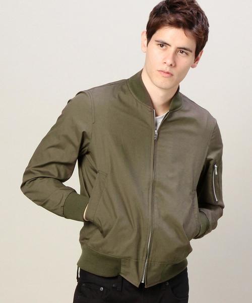 BEAUTY&YOUTH UNITED ARROWS（ビューティーアンドユースユナイテッドアローズ）の「＜TUBE＞ FLIGHT JKT/アウター◆（ミリタリージャケット・メンズ・ホワイト/オリーブ・MEDIUM/LARGE）」の2枚目の写真