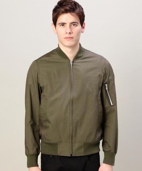 BEAUTY&YOUTH UNITED ARROWS（ビューティーアンドユースユナイテッドアローズ）の「＜TUBE＞ FLIGHT JKT/アウター◆（ミリタリージャケット・メンズ・ホワイト/オリーブ・MEDIUM/LARGE）」の4枚目の写真