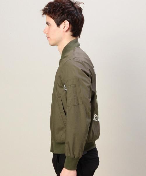 BEAUTY&YOUTH UNITED ARROWS（ビューティーアンドユースユナイテッドアローズ）の「＜TUBE＞ FLIGHT JKT/アウター◆（ミリタリージャケット・メンズ・ホワイト/オリーブ・MEDIUM/LARGE）」の9枚目の写真