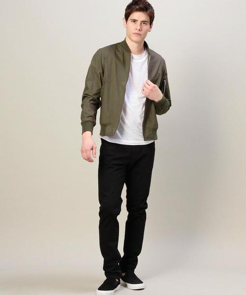 BEAUTY&YOUTH UNITED ARROWS（ビューティーアンドユースユナイテッドアローズ）の「＜TUBE＞ FLIGHT JKT/アウター◆（ミリタリージャケット・メンズ・ホワイト/オリーブ・MEDIUM/LARGE）」の10枚目の写真