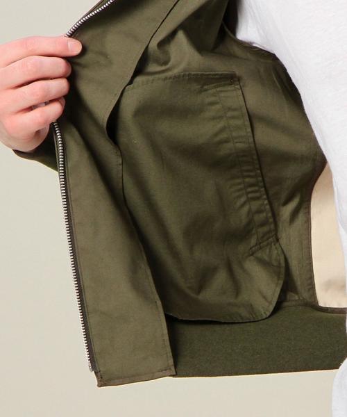 BEAUTY&YOUTH UNITED ARROWS（ビューティーアンドユースユナイテッドアローズ）の「＜TUBE＞ FLIGHT JKT/アウター◆（ミリタリージャケット・メンズ・ホワイト/オリーブ・MEDIUM/LARGE）」の13枚目の写真