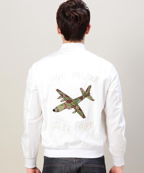 BEAUTY&YOUTH UNITED ARROWS（ビューティーアンドユースユナイテッドアローズ）の「＜TUBE＞ FLIGHT JKT/アウター◆（ミリタリージャケット・メンズ・ホワイト/オリーブ・MEDIUM/LARGE）」の6枚目の写真