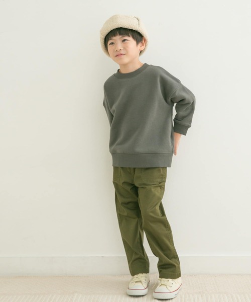URBAN RESEARCH DOORS（アーバンリサーチドアーズ）の「裏起毛クルーネックスウェット(KIDS)（スウェット・キッズ・チャコールグレー/イエロー・120/135/150/105）」の14枚目の写真
