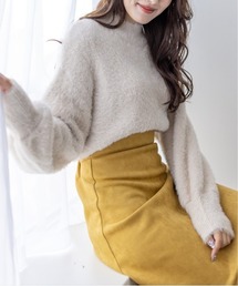 clear | フェザーハイネックニットトップス ≪2022AW新作≫(ニット/セーター)