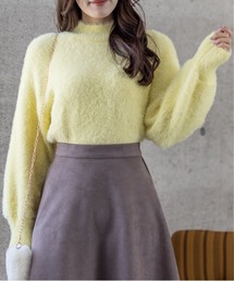 clear | フェザーハイネックニットトップス ≪2022AW新作≫(ニット/セーター)