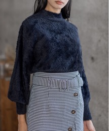 clear | フェザーハイネックニットトップス ≪2022AW新作≫(ニット/セーター)