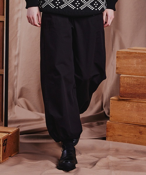 Double Standard Clothing 牛革　グレー カジュアルパンツ DOUBLE STANDARD CLOTHING（ダブルスタンダードクロージング