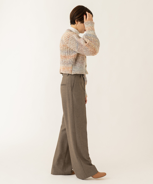 journal standard L'essage（ジャーナルスタンダードレサージュ）の「LANTANA カーディガン（カーディガン/ボレロ・レディース・ベージュ/ブルー系その他・FREE）」の4枚目の写真