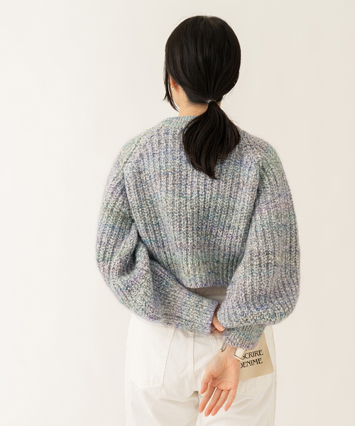 journal standard L'essage（ジャーナルスタンダードレサージュ）の「LANTANA カーディガン（カーディガン/ボレロ・レディース・ベージュ/ブルー系その他・FREE）」の15枚目の写真