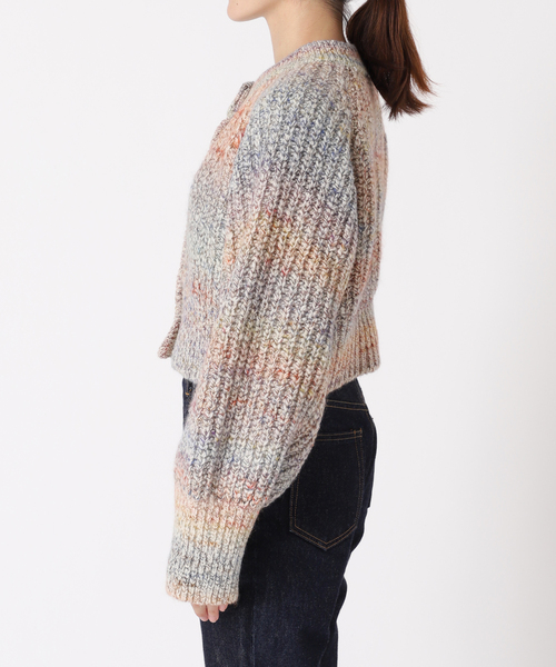 journal standard L'essage（ジャーナルスタンダードレサージュ）の「LANTANA カーディガン（カーディガン/ボレロ・レディース・ベージュ/ブルー系その他・FREE）」の18枚目の写真