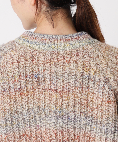 journal standard L'essage（ジャーナルスタンダードレサージュ）の「LANTANA カーディガン（カーディガン/ボレロ・レディース・ベージュ/ブルー系その他・FREE）」の20枚目の写真