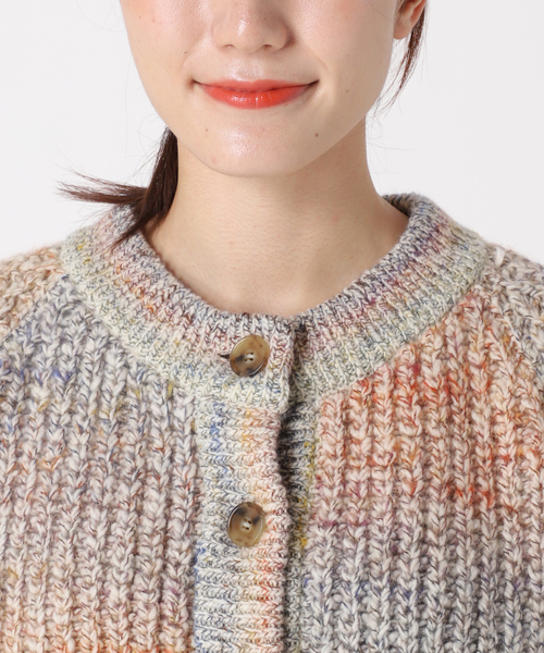 journal standard L'essage（ジャーナルスタンダードレサージュ）の「LANTANA カーディガン（カーディガン/ボレロ・レディース・ベージュ/ブルー系その他・FREE）」の21枚目の写真