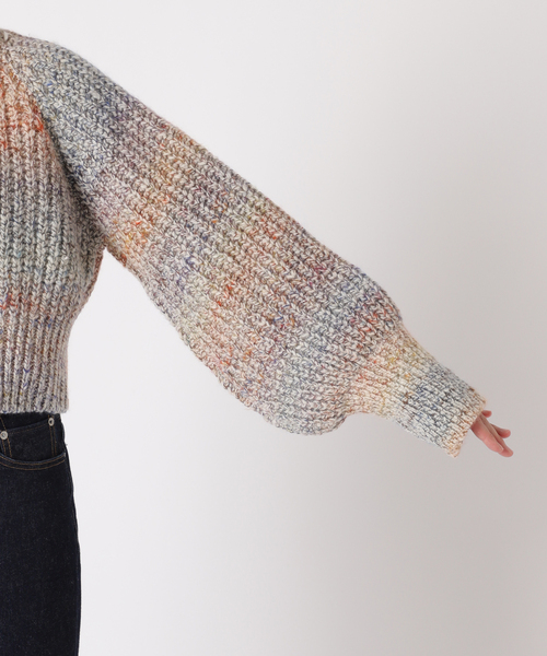 journal standard L'essage（ジャーナルスタンダードレサージュ）の「LANTANA カーディガン（カーディガン/ボレロ・レディース・ベージュ/ブルー系その他・FREE）」の22枚目の写真