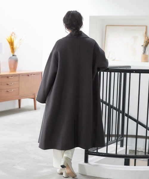 Super140ビッグカラーリバーコート