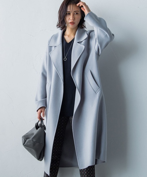 Super140ビッグカラーリバーコート