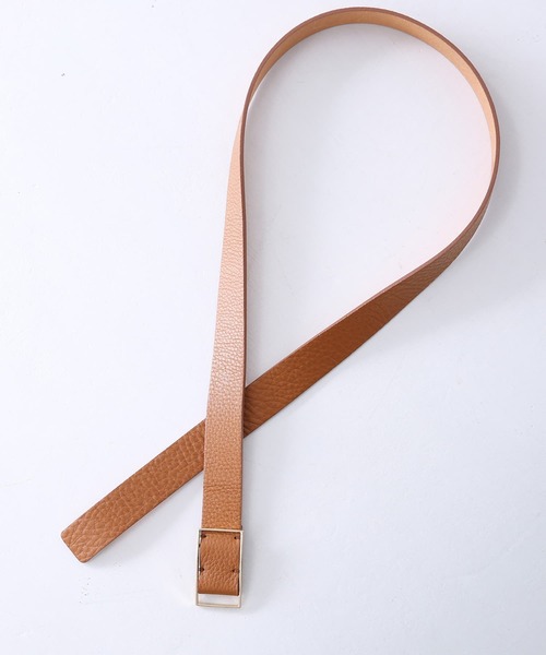 osharewalker（オシャレウォーカー）の「【廃盤】『シンプルリアルレザーベルト』（ベルト・レディース・レッド/ブラック/ブラウン・FREE）」の9枚目の写真