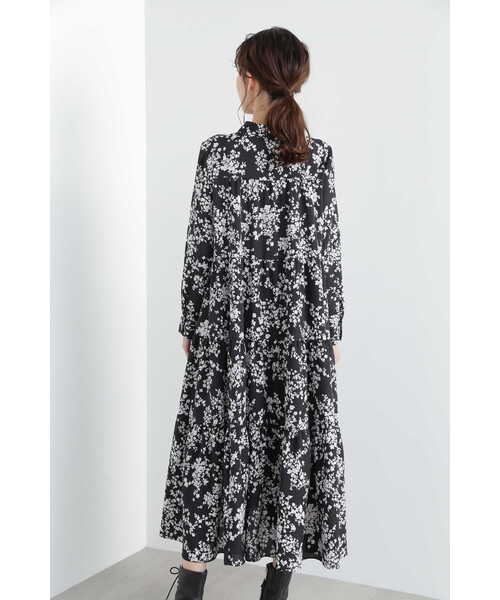 JILL STUART(ジルスチュアート)の「◆ステファニーワンピース(ワンピース・レディース・ブラック/パープル・0/2)」の3枚目の写真