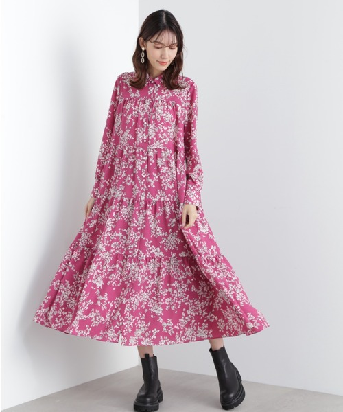 JILL STUART(ジルスチュアート)の「◆ステファニーワンピース(ワンピース・レディース・ブラック/パープル・0/2)」の2枚目の写真