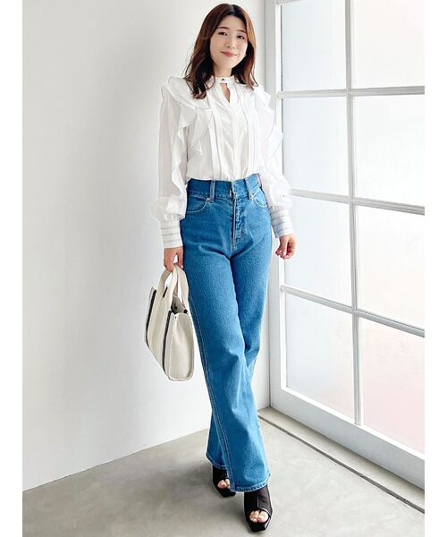 MERCURYDUO（マーキュリーデュオ）の「キャンバスミニトートバッグ（ハンドバッグ・レディース・アイボリー/グレー・FREE）」の12枚目の写真