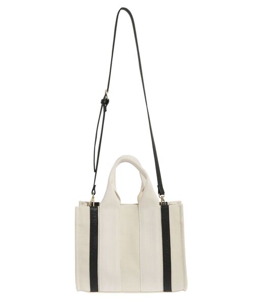 MERCURYDUO（マーキュリーデュオ）の「キャンバスミニトートバッグ（ハンドバッグ・レディース・アイボリー/グレー・FREE）」の18枚目の写真