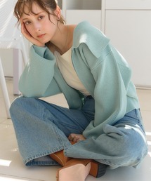 titivate | ﾎﾞﾘｭｰﾑｽﾘｰﾌﾞﾆｯﾄﾌﾞﾙｿﾞﾝ(ブルゾン)