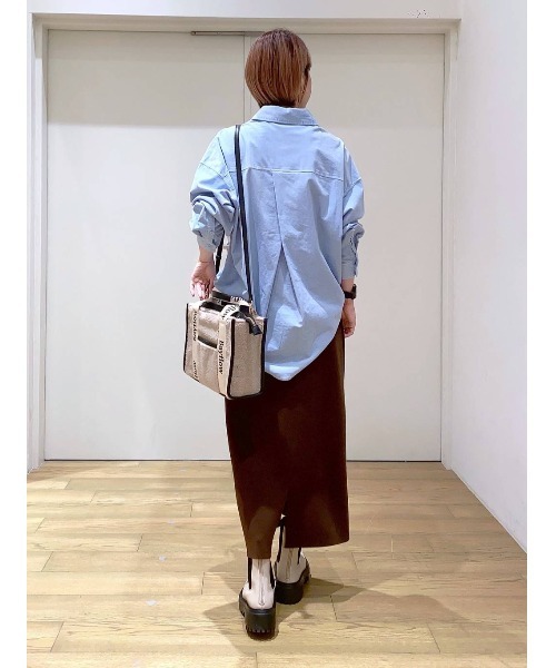 BAYFLOW(ベイフロー)の「コーデュロイシャツ(シャツ/ブラウス・レディース・ライトブルー/モカ/ピンク/ライトベージュ・FREE)」の21枚目の写真