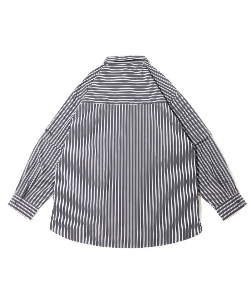 ANNA SUI NYC（アナ スイ エヌ ワイ シー）の「ANNA SUI NYC 2wayストライプシャツ（シャツ/ブラウス・レディース・ブルー/ホワイト/ブラック・M/L）」の16枚目の写真