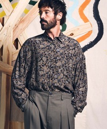 《ユニセックスアイテム》ペイズリープライムオーバーシャツ【MAISON SPECIAL/メゾンスペシャル】