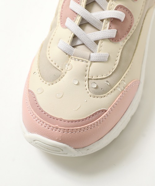 devirock（デビロック）の「撥水 ボリュームスニーカー（スニーカー・キッズ・ネイビー/ピンク/ブラック/シルバー・17.0cm/18.0cm/19.0cm/20.0cm/21.0cm/22.0cm/23.0cm）」の8枚目の写真