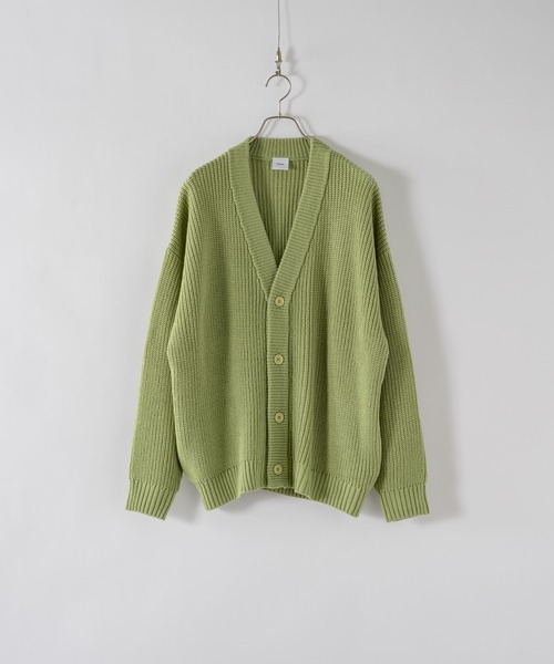 neez.（ニーズ）の「ミドルゲージリブカーディガン（カーディガン/ボレロ・メンズ・ブルー/ブラック/グリーン・SMALL/MEDIUM/LARGE）」の3枚目の写真