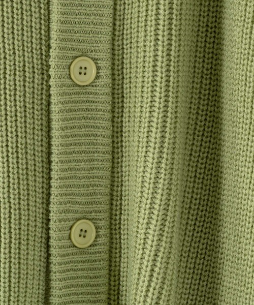 neez.（ニーズ）の「ミドルゲージリブカーディガン（カーディガン/ボレロ・メンズ・ブルー/ブラック/グリーン・SMALL/MEDIUM/LARGE）」の11枚目の写真