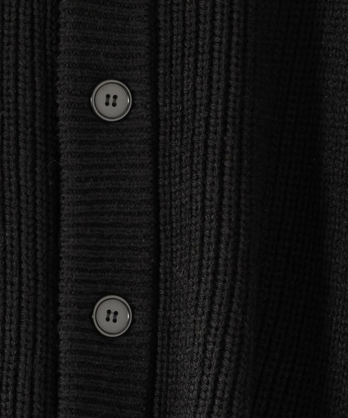 neez.（ニーズ）の「ミドルゲージリブカーディガン（カーディガン/ボレロ・メンズ・ブルー/ブラック/グリーン・SMALL/MEDIUM/LARGE）」の13枚目の写真