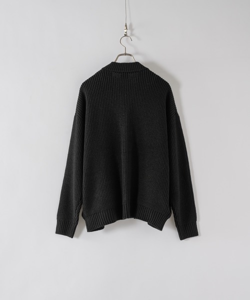 neez.（ニーズ）の「ミドルゲージリブカーディガン（カーディガン/ボレロ・メンズ・ブルー/ブラック/グリーン・SMALL/MEDIUM/LARGE）」の14枚目の写真