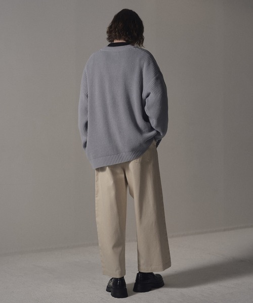 neez.（ニーズ）の「ミドルゲージリブカーディガン（カーディガン/ボレロ・メンズ・ブルー/ブラック/グリーン・SMALL/MEDIUM/LARGE）」の19枚目の写真