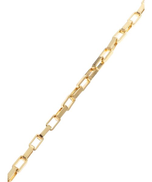 ELENDEEK（エレンディーク）の「スクエアチェーンネックレス（ネックレス・レディース・シルバー/ゴールド・FREE）」の6枚目の写真