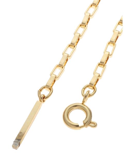 ELENDEEK（エレンディーク）の「スクエアチェーンネックレス（ネックレス・レディース・シルバー/ゴールド・FREE）」の7枚目の写真