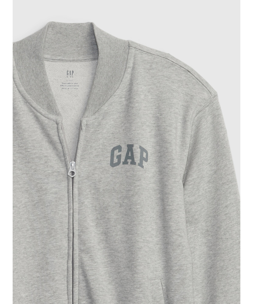 GAP（ギャップ）の「GAPロゴ トラックジャケット (キッズ)（ブルゾン・キッズ・ホワイト/ライトグレー/ブルー・M/XL/XS/L/XXL/S）」の8枚目の写真
