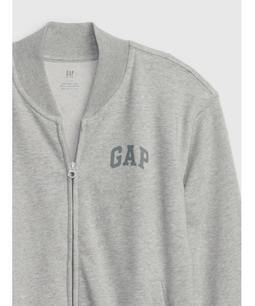 GAP（ギャップ）の「GAPロゴ トラックジャケット (キッズ)（ブルゾン・キッズ・ホワイト/ライトグレー/ブルー・M/XL/XS/L/XXL/S）」の6枚目の写真