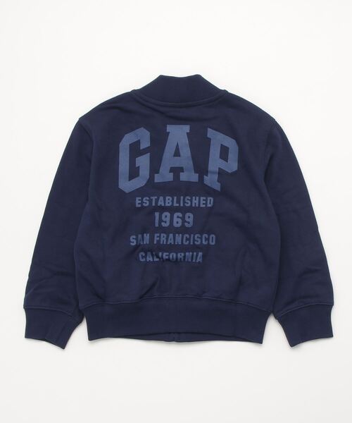 GAP（ギャップ）の「GAPロゴ トラックジャケット (キッズ)（ブルゾン・キッズ・ホワイト/ライトグレー/ブルー・M/XL/XS/L/XXL/S）」の4枚目の写真